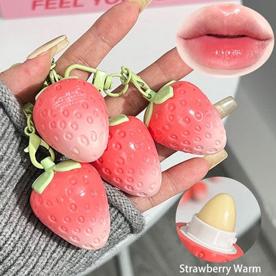 Kylatocosh Strawberry Magic Temperature-Color Changing Lip Balm – Winter Intense Hydration & Lip Line Repair