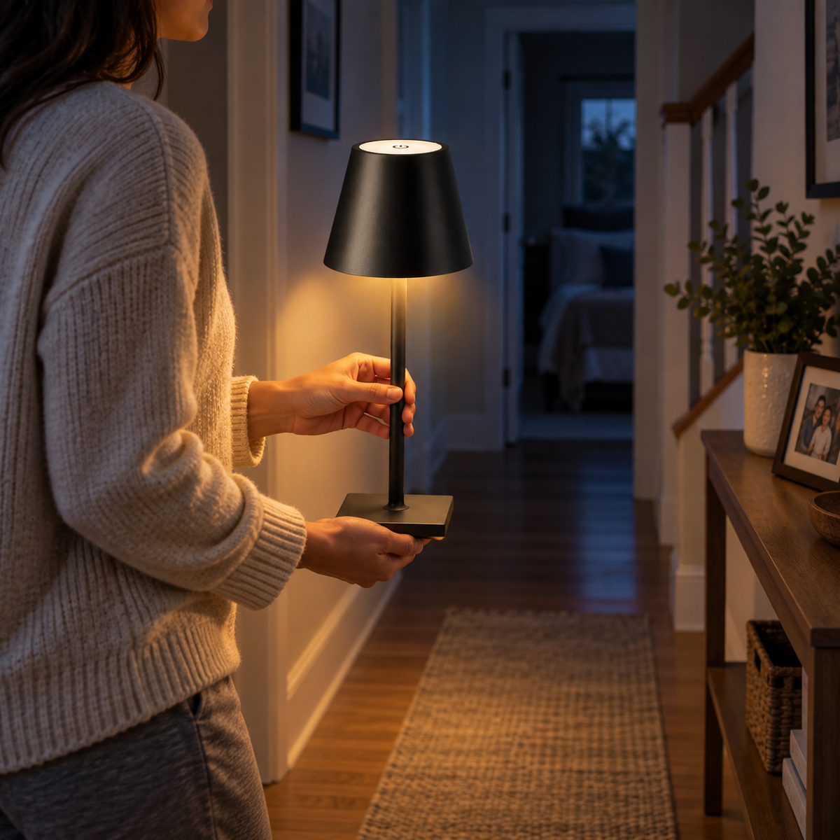 KDG 2-Pack Cordless Rechargeable Table Lamps