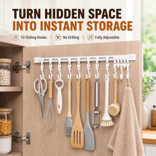 🪝LAST DAY 50% OFF💯Ivosoma® Multifunctional Slide Rail Hook