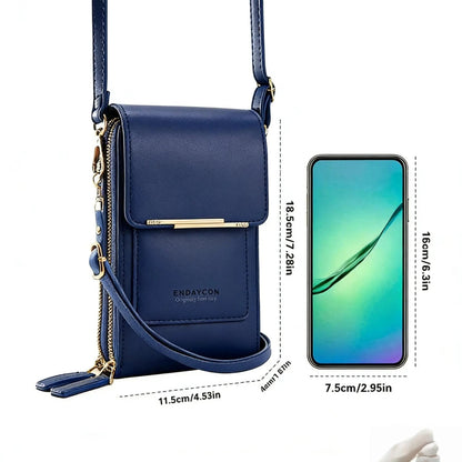 💞LAST DAY 75% OFF ✨👜📱Larnto® Simple and elegant women's touchscreen crossbody phone wallet Upsell