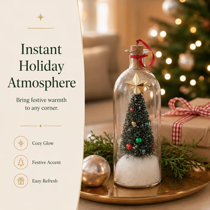 🎅🎄Ivosoma® Christmas Sale -Recordable Christmas Tree Message In A Bottle