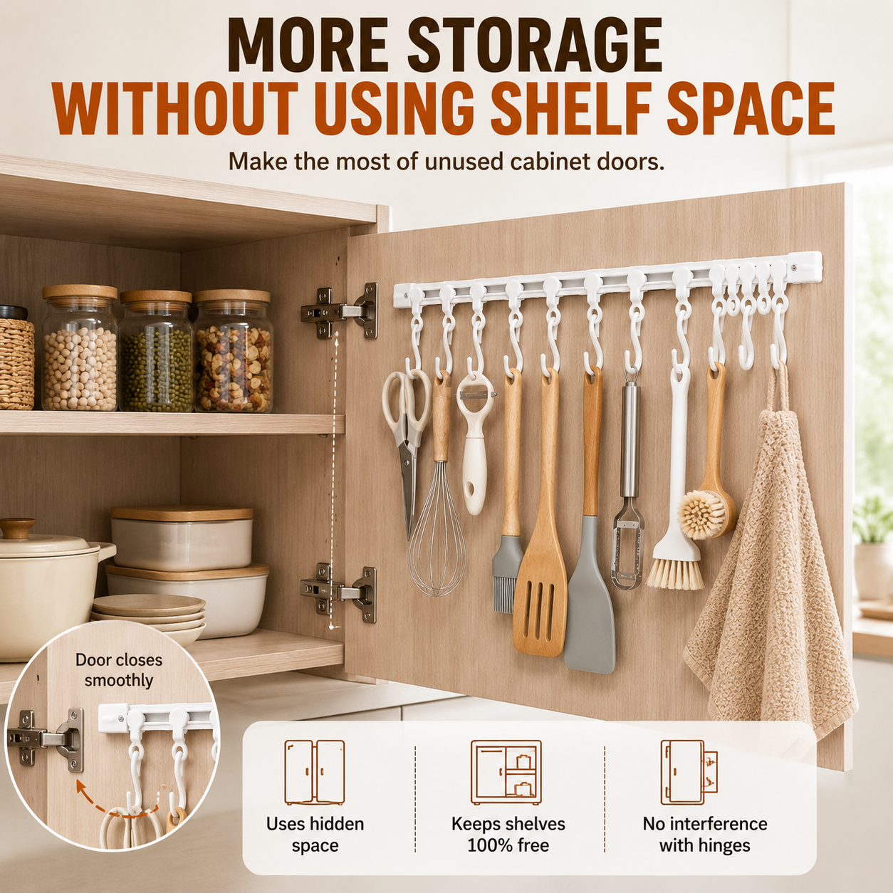 🪝LAST DAY 50% OFF💯Ivosoma® Multifunctional Slide Rail Hook