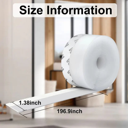 Ivosoma® 16.4Ft Door Weather Stripping | Adhesive Draft Stopper Seal Strip for Doors, Windows & Shower Doors