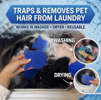 Ivosoma® Laundry Pet Hair Removal Fish – 6 Pack