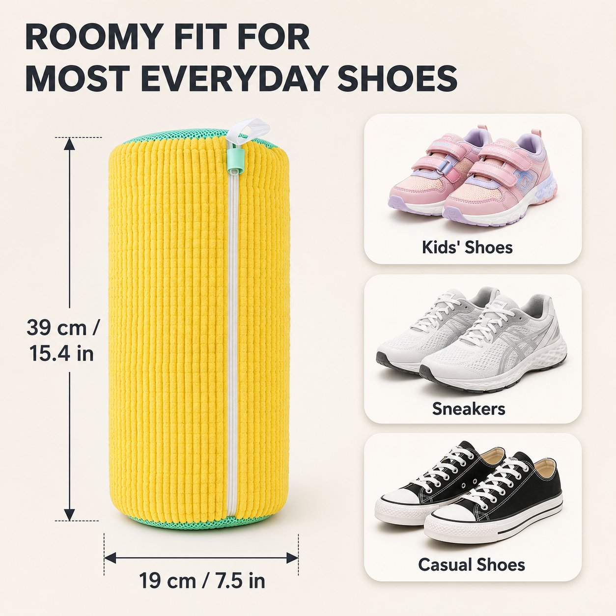 Ivosoma® Laundry Shoe Washing Bag for Washing Machine