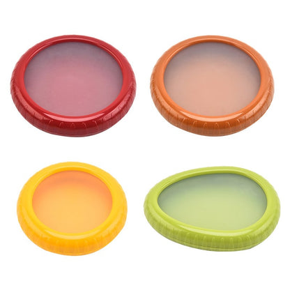 🥑LAST DAY 50% OFF🍅Silicone fruit storage box/ Silicone Food Savers for Fridge – Onion Saver, Avocado Keeper, Tomato Saver, Lemon Holder