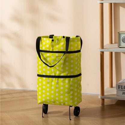 ❤Last Day 50% OFF🛒Ivosoma® Foldable 2-in-1 Rolling Shopping Bag