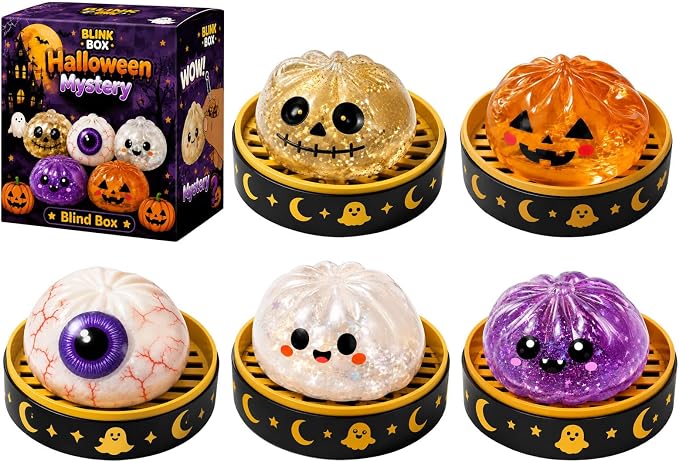 🔥70% OFF TODAY🎃 Halloween Steamed Bun Squishy Mystery Box Toy