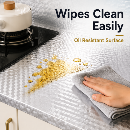 Ivosoma® Peel & Stick Kitchen Makeover Film – Waterproof DIY Countertop & Cabinet Cover