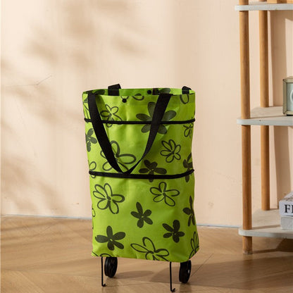 ❤Last Day 50% OFF🛒Ivosoma® Foldable 2-in-1 Rolling Shopping Bag