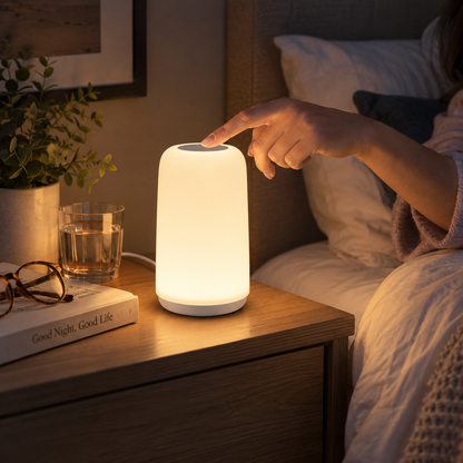 ROOTRO Touch Bedside Table LED Lamp