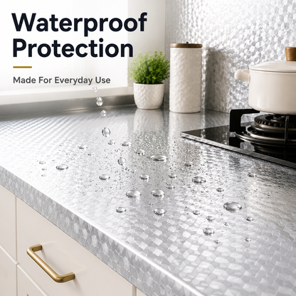 Ivosoma® Peel & Stick Kitchen Makeover Film – Waterproof DIY Countertop & Cabinet Cover