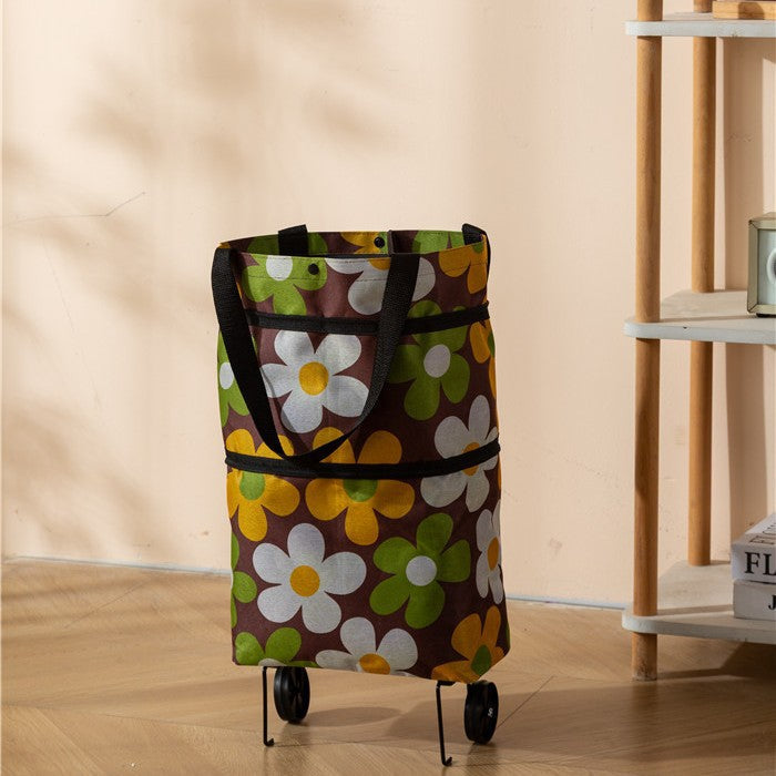 ❤Last Day 50% OFF🛒Ivosoma® Foldable 2-in-1 Rolling Shopping Bag