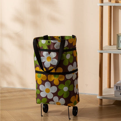 ❤Last Day 50% OFF🛒Ivosoma® Foldable 2-in-1 Rolling Shopping Bag