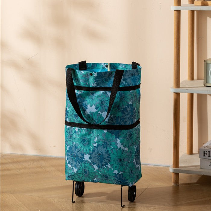 ❤Last Day 50% OFF🛒Ivosoma® Foldable 2-in-1 Rolling Shopping Bag