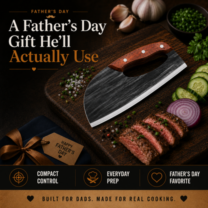 🔥💞LAST DAY 50% OFF ✨ | Hand-Forged Kitchen Slicing Cleaver 🍖
