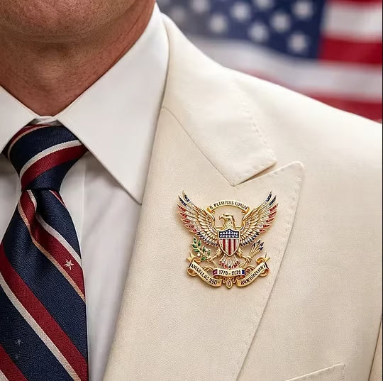🔥Last Day 50% OFF🔥US 250th Anniversary Brooch Pin