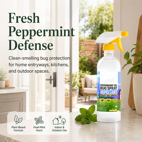 Ivosoma® Powerful Peppermint Oil Spray That Protects Your Home, Safe for Kids & Pets