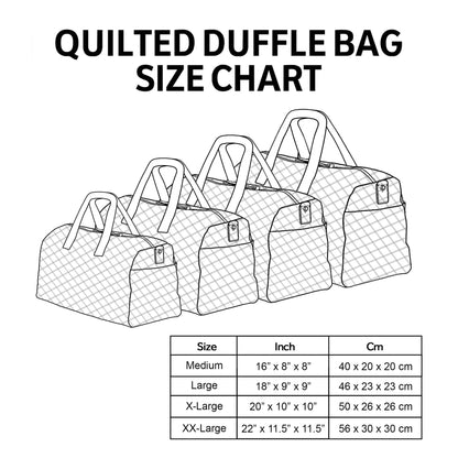 💞LAST DAY 50% OFF ✨Larnto® Hippie Journey Quilted Duffle Bag