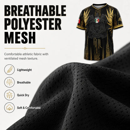 2026 Mexico Aztec Soccer Jersey – Performance Football Fan Apparel & Game Day Tee
