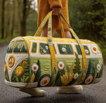 💞LAST DAY 50% OFF ✨Larnto® Hippie Journey Quilted Duffle Bag