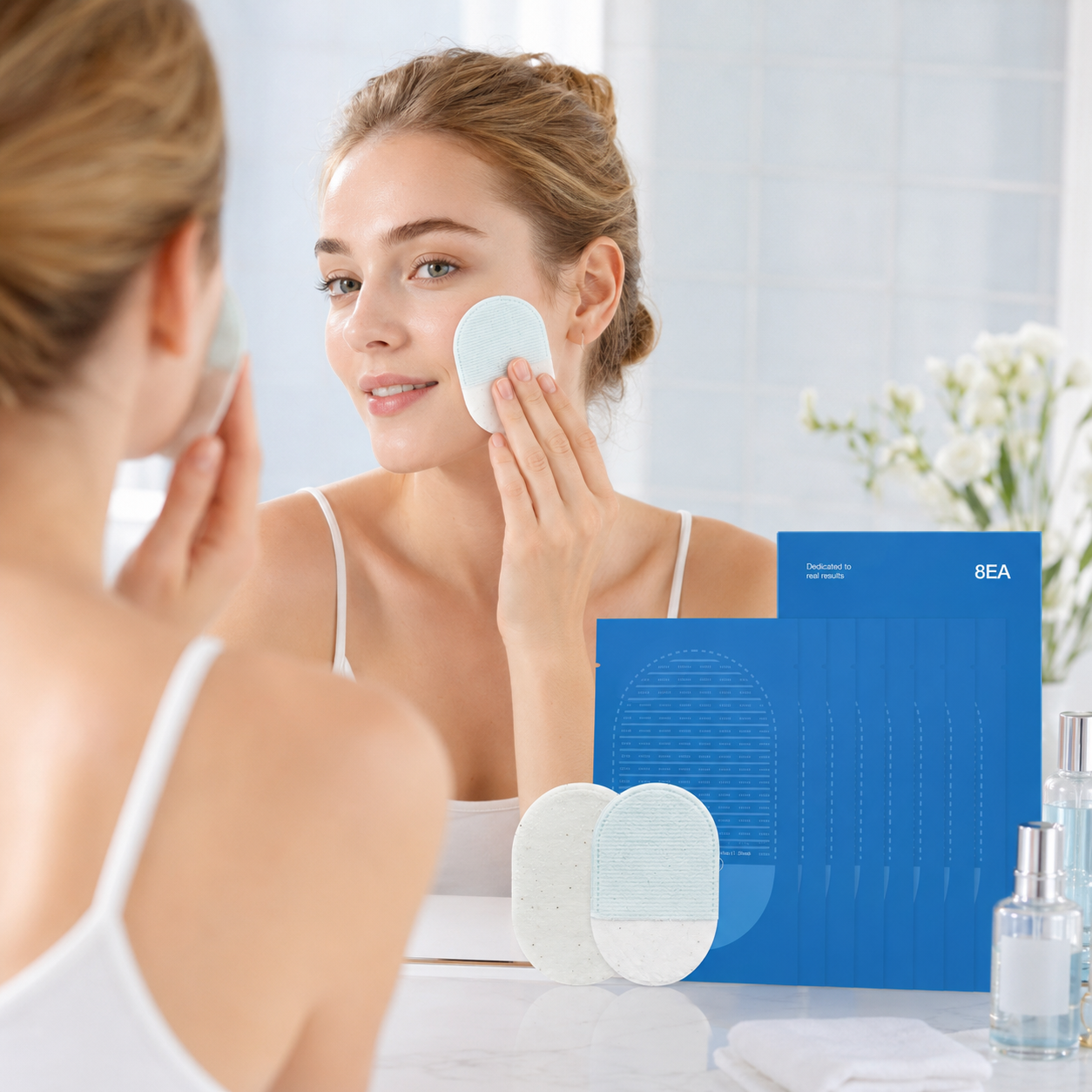 Ivosoma® Body Exfoliating Scrub Pads For Bumpy Flaky Skin 8 Pack