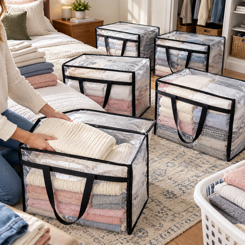 COPY-READY LANDING PAGE COPY Lifewit 6-Pack Clear Blanket Storage Bags with Zippers