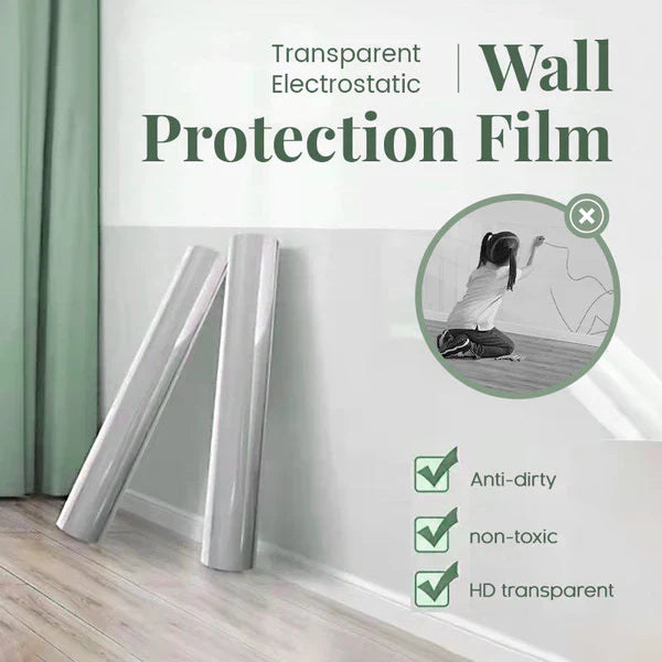 🔥LAST DAY 50% OFF ✨Self-Adhesive Transparent Electrostatic Wall Protection Film