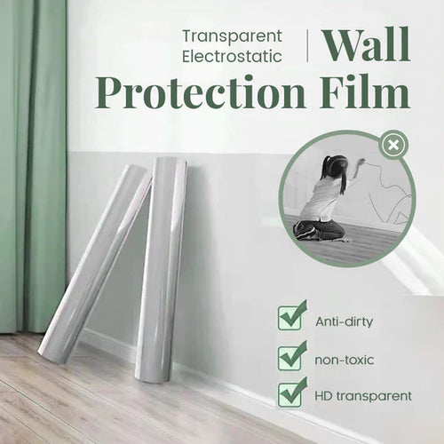 🔥LAST DAY 50% OFF ✨Self-Adhesive Transparent Electrostatic Wall Protection Film