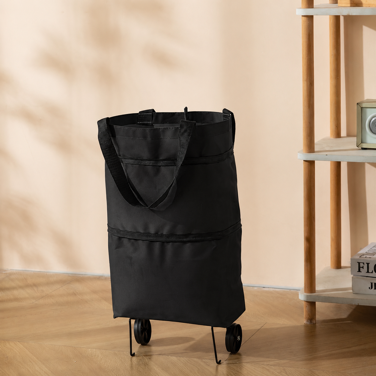 ❤Last Day 50% OFF🛒Ivosoma® Foldable 2-in-1 Rolling Shopping Bag