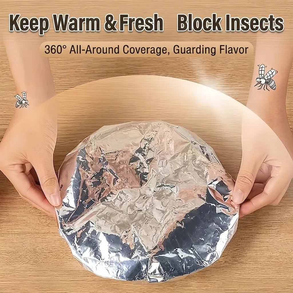 🍽️Reusable Aluminum Foil Thermal Food Cover — Heat-Retaining, Washable & Freshness-Preserving Kitchen Essential upsell