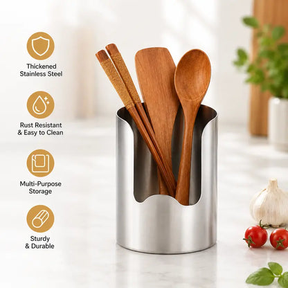 Ivosoma® 2 - Pcs Thickened Stainless Steel Utensil Organizer, Rust Resistant Easy to Clean