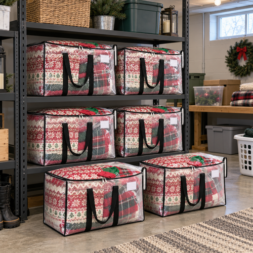 RoomHacks 88L Heavy-Duty Clear Moving & Storage Bags