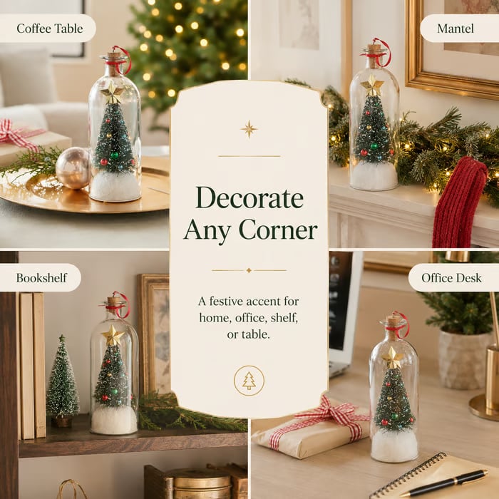 🎅🎄Ivosoma® Christmas Sale -Recordable Christmas Tree Message In A Bottle