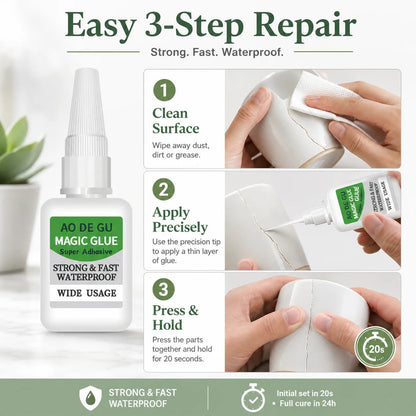⚡Ivosoma® Fast-Setting Super Glue Kit – 4 × 20mL Per Set