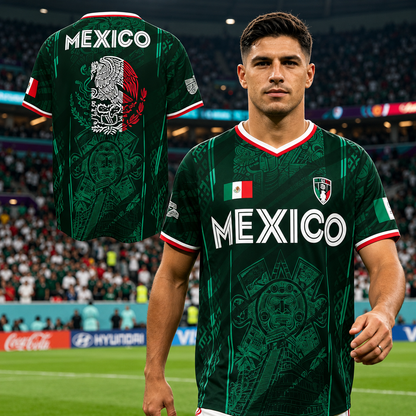 2026 Mexico Retro Soccer Jersey – Pyramid Fan Shirt