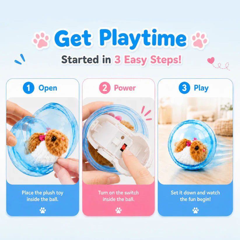 🔥LAST DAY 50% OFF ✨IVOSOMA® Self-Rolling Interactive Cat Ball