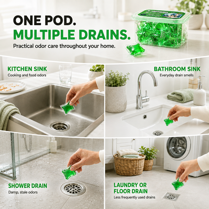 Ivosoma® Drain Deodorizer Capsules – Drop In For Fresher Drains upsell