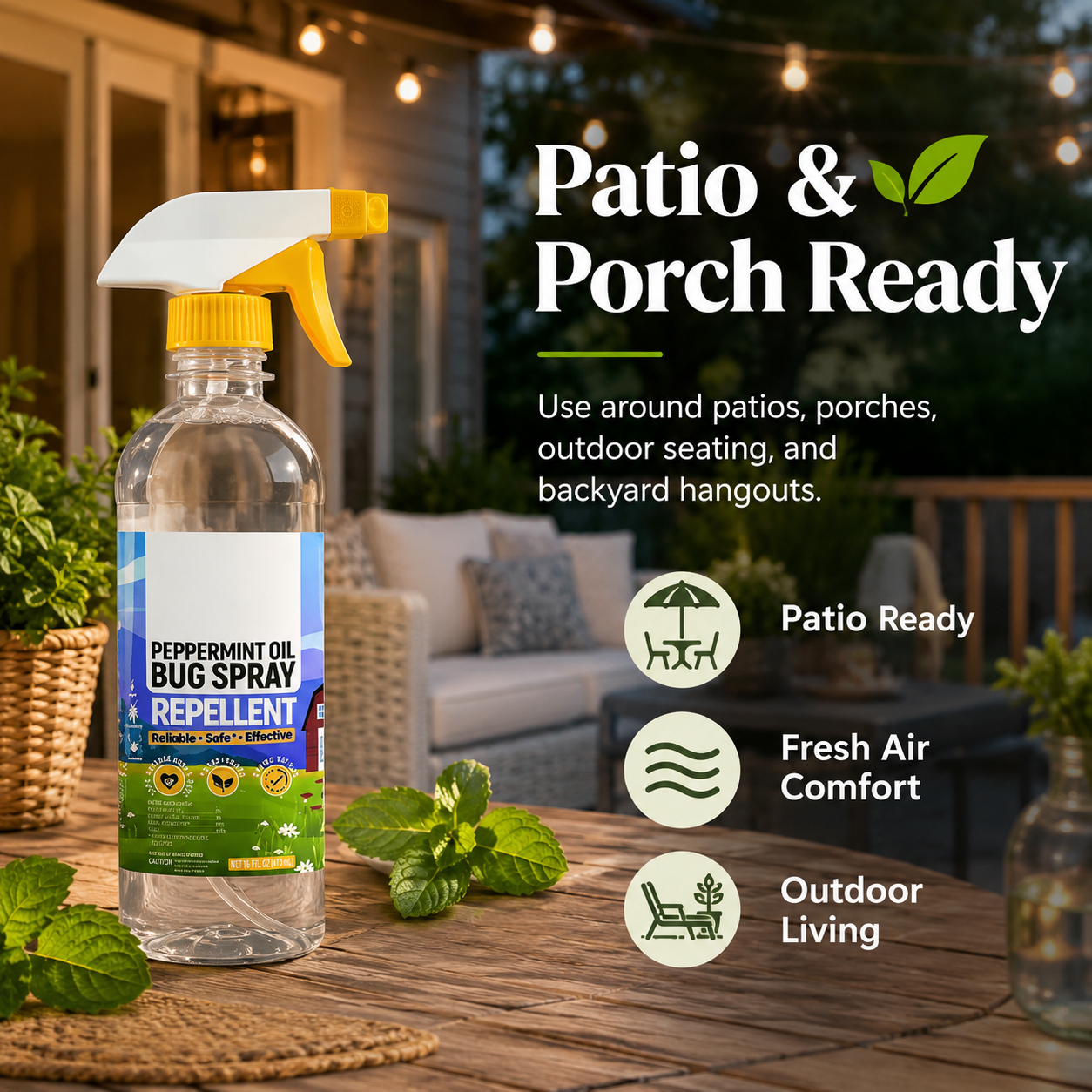 Ivosoma® Powerful Peppermint Oil Spray That Protects Your Home, Safe for Kids & Pets