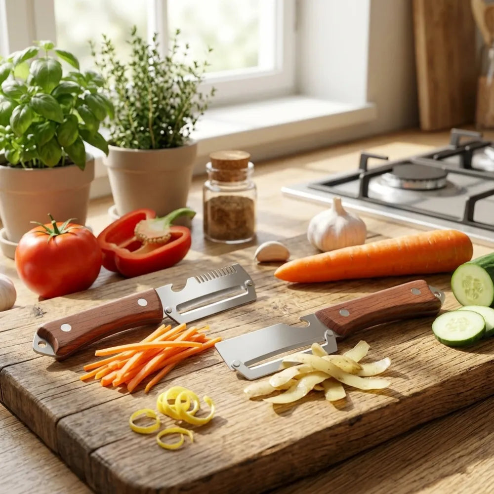 Last Day 50% OFF 🔥✨🔪 Multi-Functional Stainless Peeler 🥕