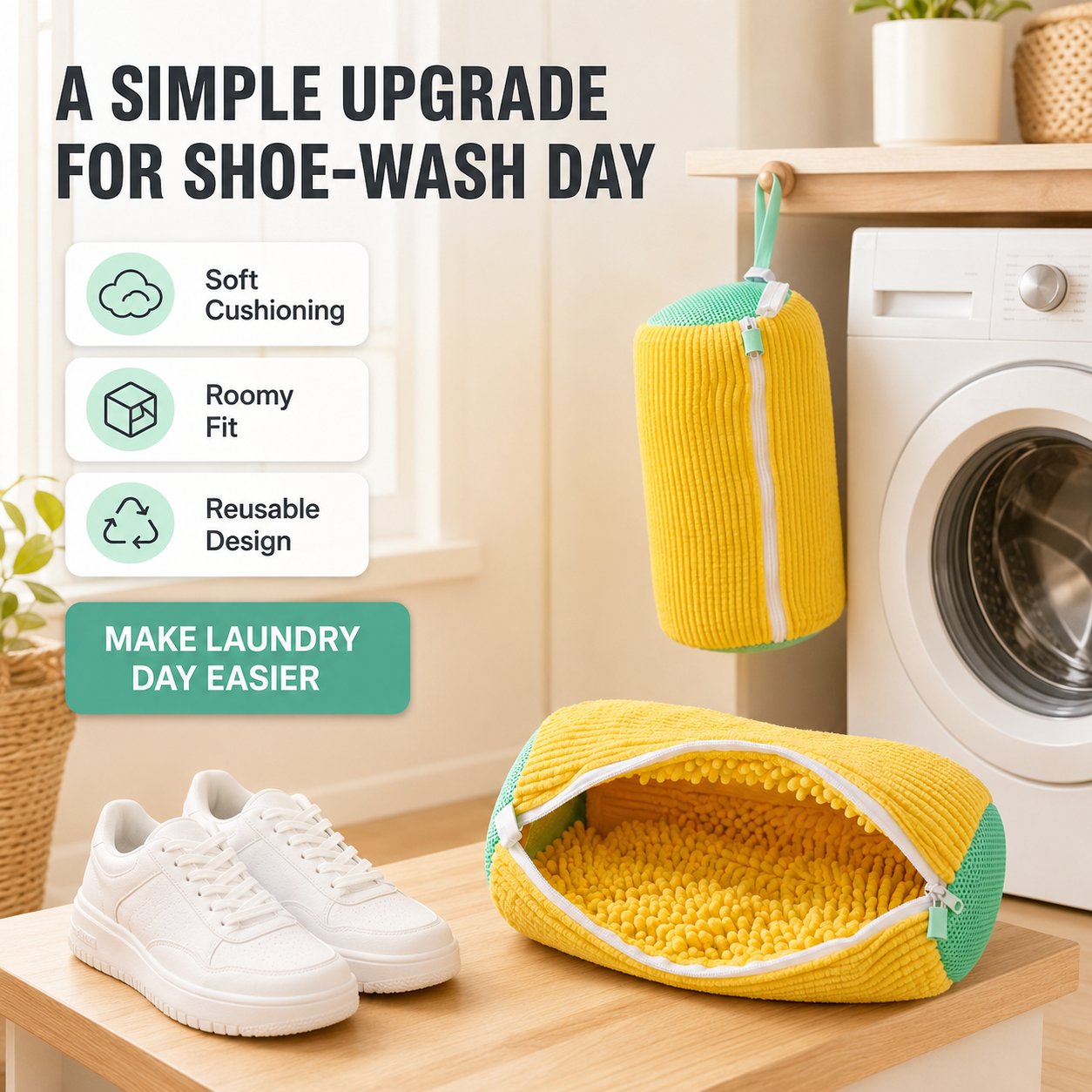 Ivosoma® Laundry Shoe Washing Bag for Washing Machine