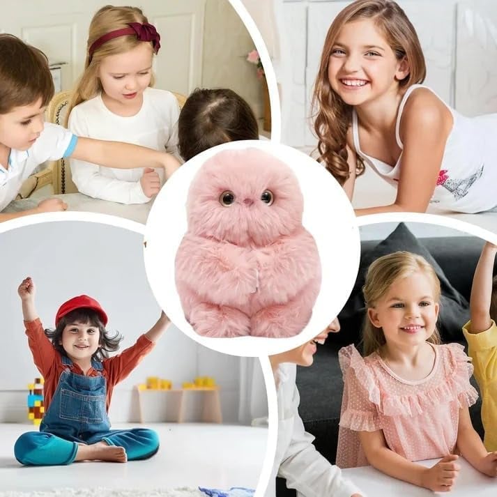 👀Ivosoma® Cute AI shy Emotional companionship robot doll bag charm plush toy👜-It can sing, turn its head, and learn to speak🤖
