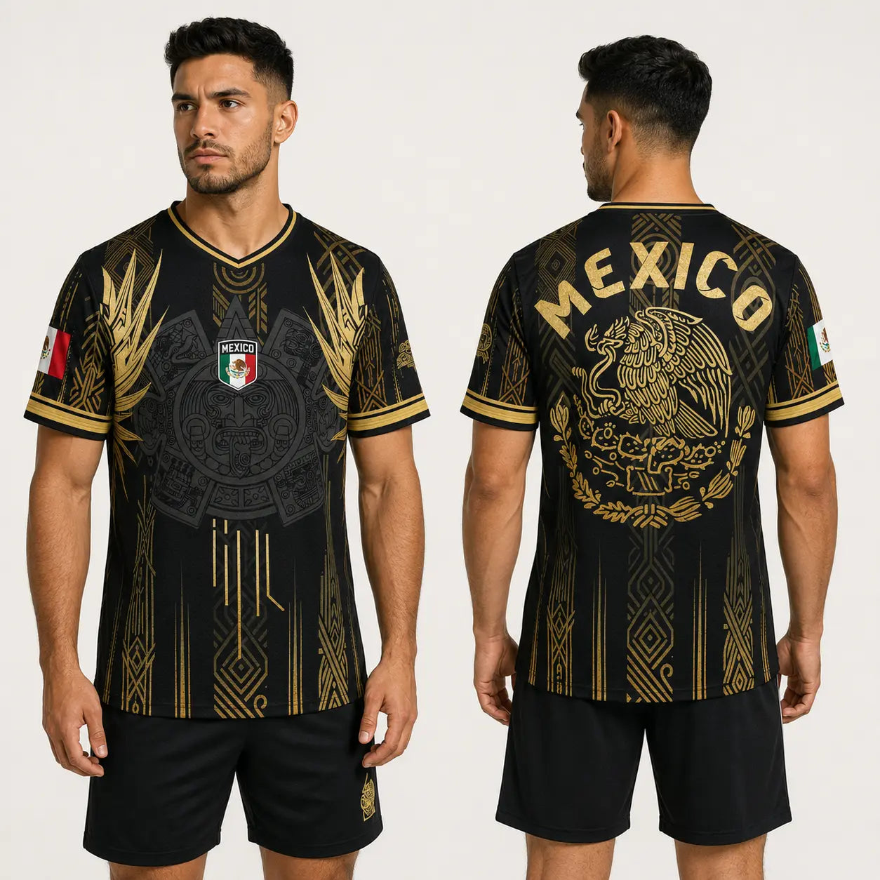 2026 Mexico Aztec Soccer Jersey – Performance Football Fan Apparel & Game Day Tee