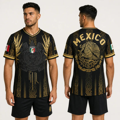 2026 Mexico Aztec Soccer Jersey – Performance Football Fan Apparel & Game Day Tee