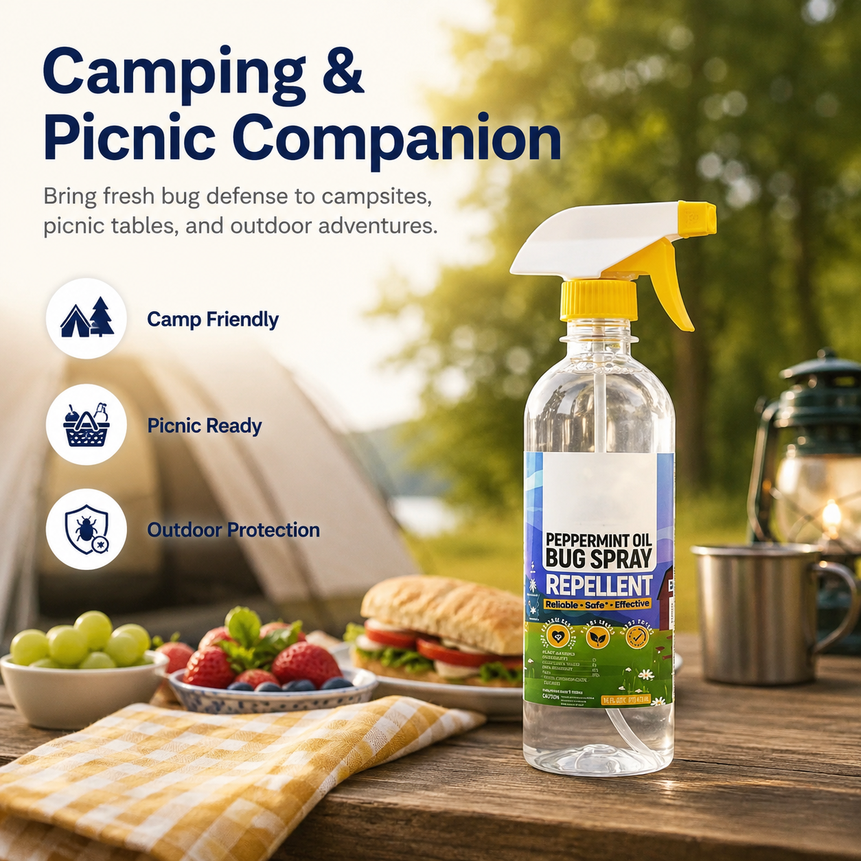 Ivosoma® Powerful Peppermint Oil Spray That Protects Your Home, Safe for Kids & Pets