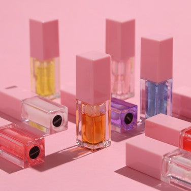 Kylatocosh Crystal Clear Fruit Plumping Lip Oil - Nourishing Plant Extracts Glossy Lip Treatment, Non-Sticky Moisturizing Lip Glaze