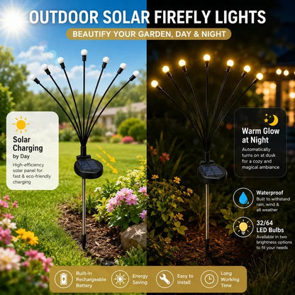 🔥Lasy day 50% OFF-🔥Ivosoma® IP65 Waterproof Solar Powered Firefly Light