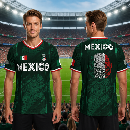 2026 Mexico Retro Soccer Jersey – Pyramid Fan Shirt
