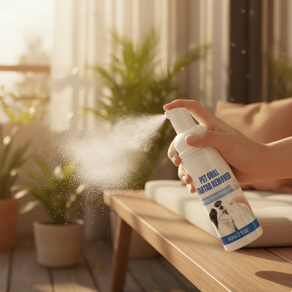💞LAST DAY 50% OFF ✨🐾 Pet Dental Tartar Care Spray