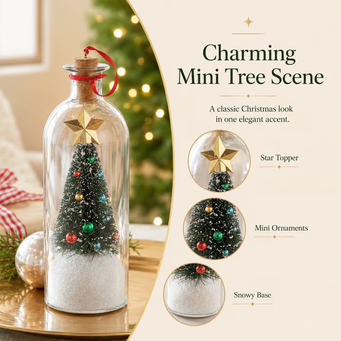 🎅🎄Ivosoma® Christmas Sale -Recordable Christmas Tree Message In A Bottle
